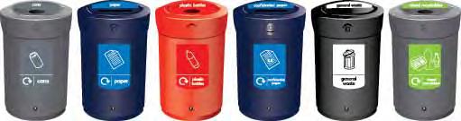 Most Glasdon recycling bins can be