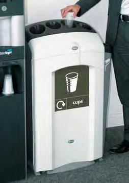 Nexus 100 Cup Bank is supplied with an 8ltr reservoir side pod as standard, to collect waste liquid prior to cup disposal.
