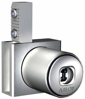 ABLOY OF432 Show Case Push Lock Bolt projection: 14mm Cylinder diameter: 22mm Number of discs: 11 Cylinder housing material: Brass Cylinder housing finish: Satin chrome Cylinder material: Zinc