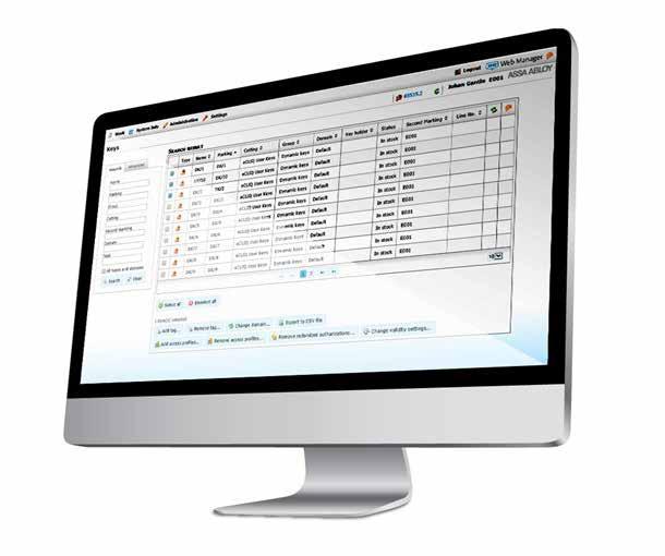 ABLOY Web Manager CLIQ Web Manager is a full feature web based software for managing your ABLOY CLIQ system.