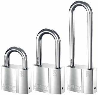 ABLOY PL330 Series Padlock ABLOY padlocks provide maximum resistance against physical attack. The hardened, freespinning protection plate prevents drill bits from penetrating the lock.