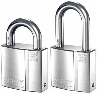 ABLOY PL340 Series Padlock ABLOY padlocks provide maximum resistance against physical attack. The hardened, freespinning protection plate prevents drill bits from penetrating the lock.