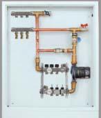Contro mixing units type RSV (underfoor heating and radiator heating circuits) Contro mixing units type RSV KaMo contro mixing units for the simutaneous suppy of a radiant heating and severa radiator