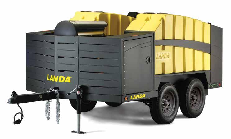 This environmentally friendly, patented mobile wash system combines a hot water pressure washer with a wastewater recovery and filtration system atop a trailer unit, making it simple to dispose of