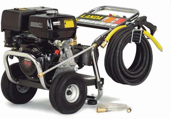PRESSURE WASHERS PC Cold Water > Gasoline Powered Like the PG & PE models, the PC cold-water pressure washers offer an array of options and features for cleaning multiple surfaces indoors and