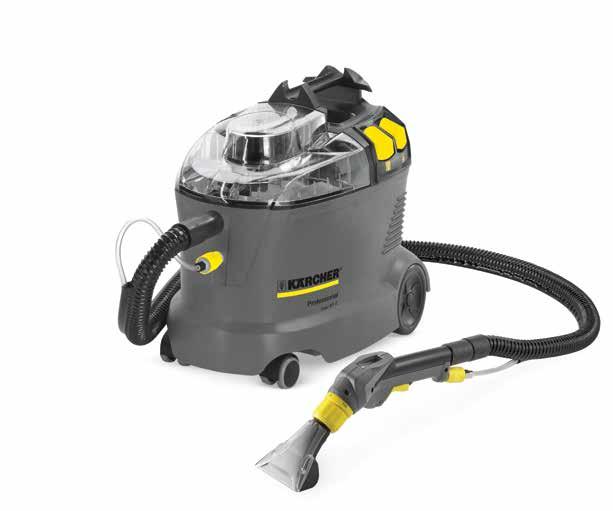 SPECIALTY FLOOR CARE PUZZI 8/1 C Handy and compact. The handy, compact and powerful Puzzi 8/1 C spray extraction cleaner is ideal for small areas and interim cleaning with excellent cleaning results.