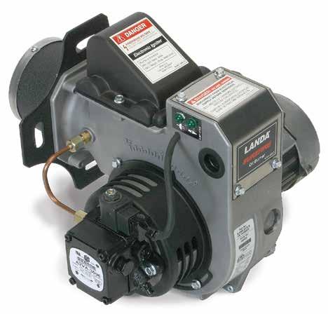 1 or 2 diesel fuel, or kerosene n ETL Listed to UL and CSA Safety Standards Part # Mounting Plate Size Motor/ Ignitor Voltage The burner designed specifically for the pressure washer industry!