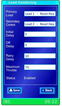 Page Screen Main Menu Express Setup Load combining features Immediate input