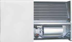 Description Return air unit with casing Wall installation Casing Coil Drain pan Filter Fan Casing Consisting of zinc plated sheet steel, colour similar to pure white L 9010, with sound and heat