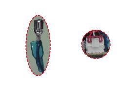 Step Procedure Instruction: Some wiring terminal of this product is with lock catch and other devices. The pulling method is as below: 1.