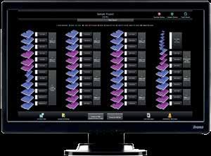 VIGIL Unitouch FEATURES: Each system is bespoke, designed specifically for the system it is intended. There are two screen display options: button or graphic layout view.