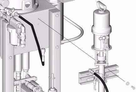 Installation 3. Install 248826 solvent flush kit a. See FIG. 3. Position solvent pump (R) so 48 in. (0.2 m) air supply line (SA) reaches solvent pump and 30 in. (0.75 m) siphon hose reaches 5 gal.