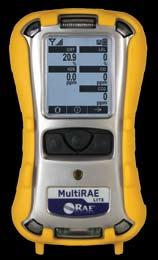 The MultiRAE Lite s wireless capability elevates worker protection to the next level by providing safety officers real-time access to instrument readings and alarm status from any location for better