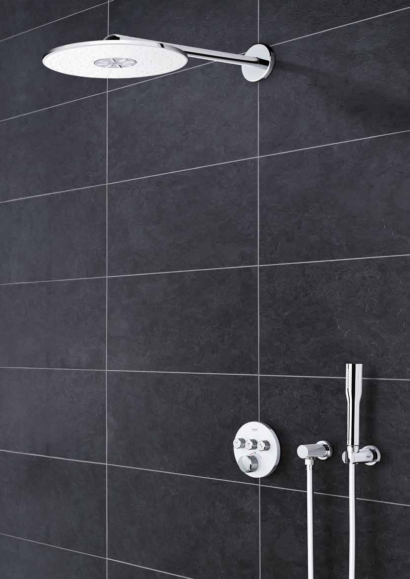 GROHE ESSENCE BATHROOM GROHTHERM SMARTCONTROL THM GROHTHERM SMARTCONTROL THM 29 118 000 + 35 600 000 Grohtherm SmartControl thermostat for concealed installation with 1 valve 29 119 000