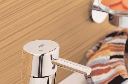 Faucets page 42 Concetto Who says stylish, high-performance faucets have to break the bank?