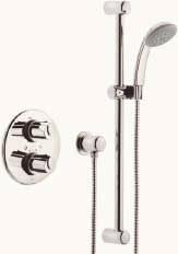 This functional and reliable mixer features our latest GROHE TurboStat technology resulting in a luxurious shower at a constant temperature, regardless of any changes in water