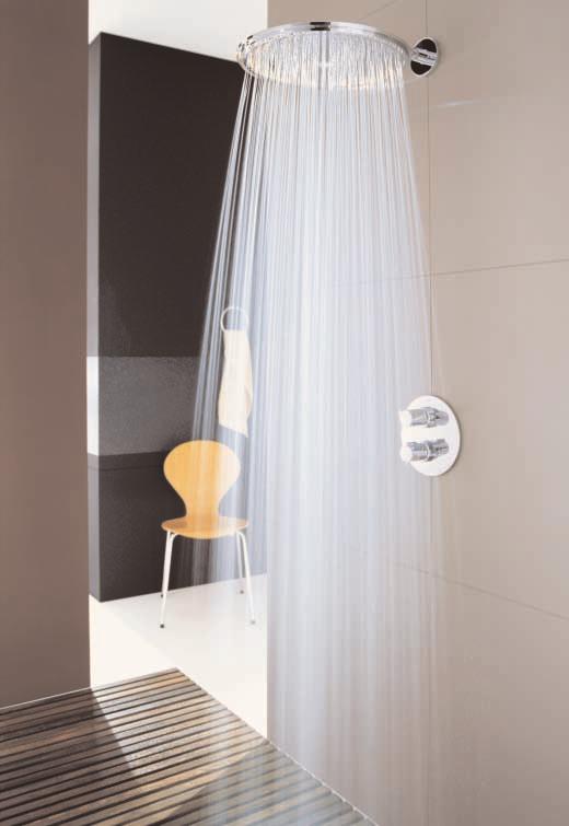 Showers page 112 Rainshower Headshowers For a voluminous rain spray delivered direct to your bathroom, our breathtaking Rainshower headshowers are a must.