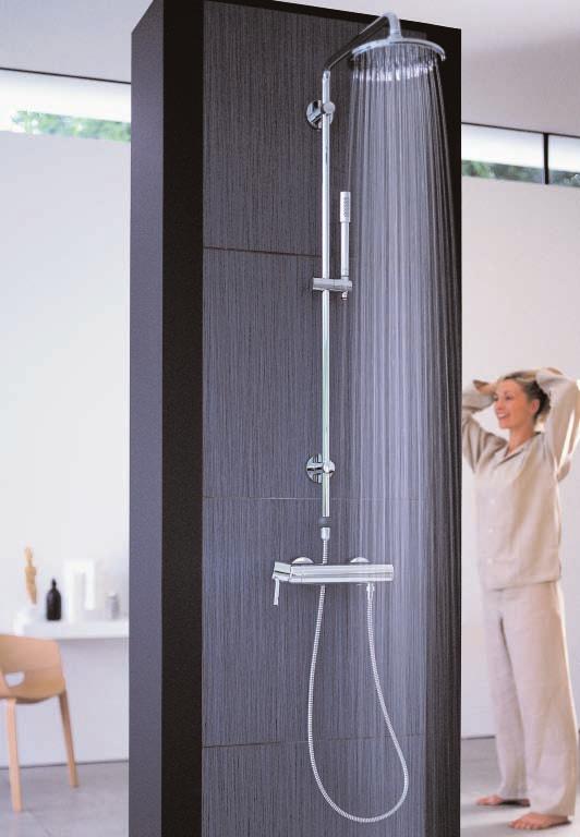 Showers page 116 Rainshower System No stylish bathroom is complete without our sophisticated Rainshower system.