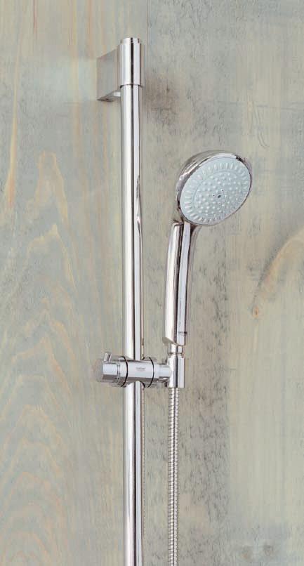 Showers page 122 Relexa Whether you need to freshen up mid-morning or unwind after a stressful day at work, our new Relexa handshowers featuring GROHE DreamSpray technology will take care of all your