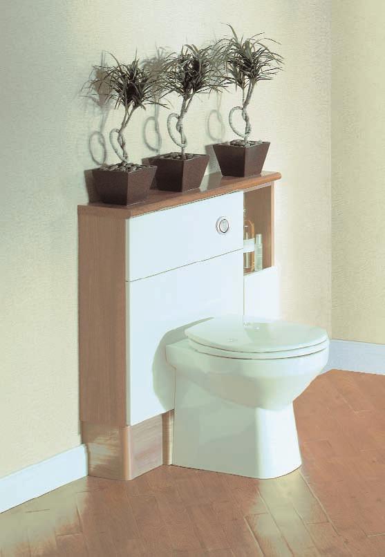 Sanitary Systems page 144 Concealed Cistern with Air Button Fitted bathroom furniture comes in a vast array of designs and is a popular choice if you require
