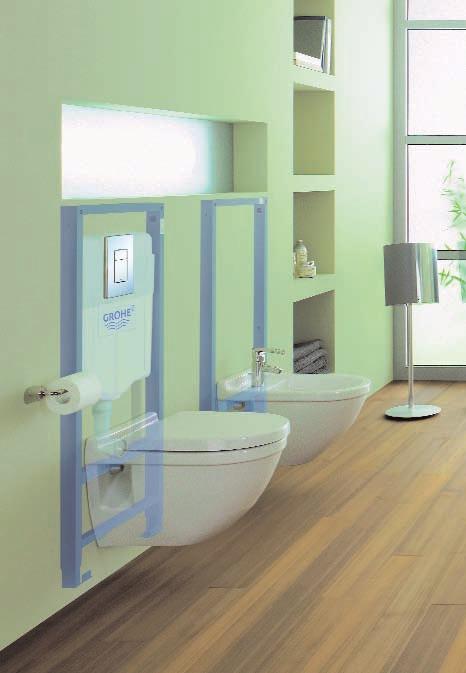 Sanitary Systems page 146 Rapid SL Installation Systems The Rapid SL system gives you the freedom to design your ultimate bathroom by providing a secure and quick method of installing wall-hung