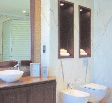 Credentials page 194 Le Réve Dubai, United Arab Emirates Architect: WS Atkins PLC Atrio thermostatic bath/shower