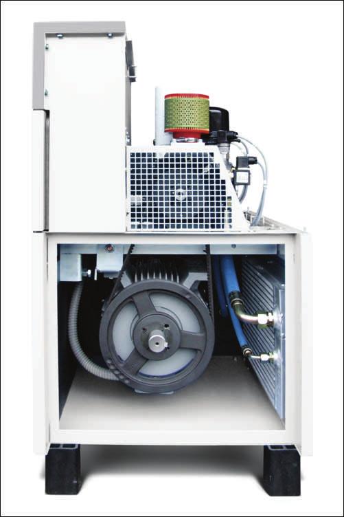 GD screw compressor components 1. Cooling fan The appropriate and large fan capacity ensures the ideal cooling of the compressor allowing it to operate with maximum compression efficiency.
