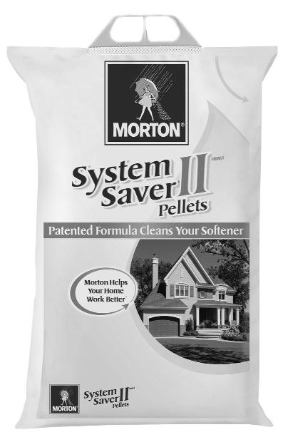 For best results use Morton System Saver II Pellets to soften your water Morton System Saver II Pellets make a big difference in your water.