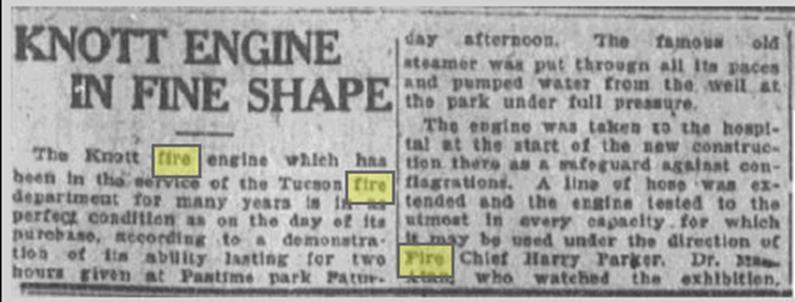 26, 1921, Tucson Daily