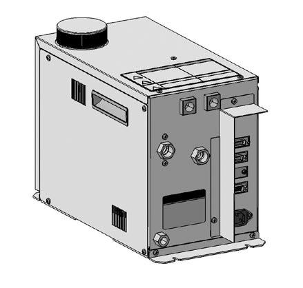 Drain ( drain port) Cooling fan Communication connector RS-232C type 1 pc. RS-485 type 2 pcs.