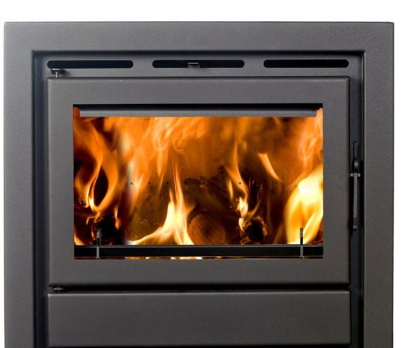 The Boru 600 comes standard as a multifuel stove and is also available in a range of matt colours.