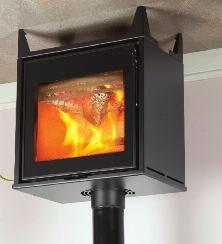 A large viewing window of the fire and generous controllable heat output ensures that this stove will heat even larger rooms