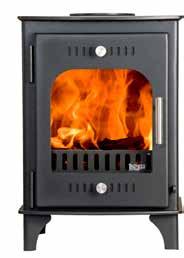 As you would expect it comes standard with all the usual Boru refinements such as an airwash for clear glass, co2 burn technology for a cleaner burn and a multi fuel grate for wood and solid fuel.