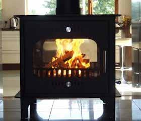 This stove gives an impressive 12 kw to the room.