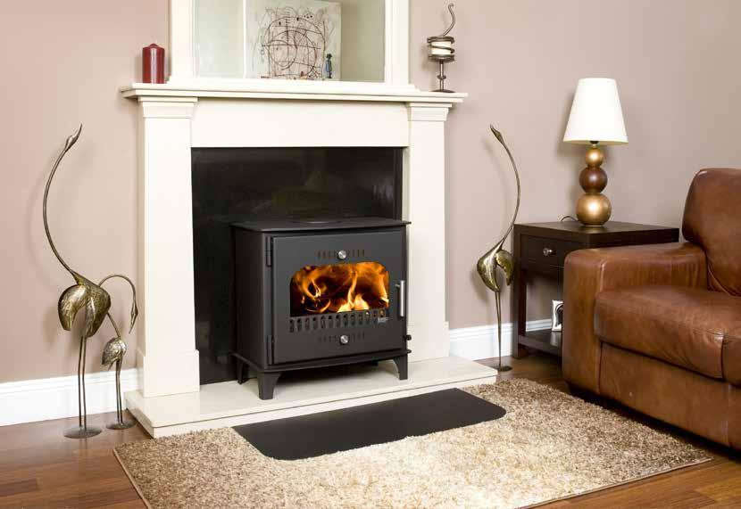 As with all Boru stoves it is fitted with an Airwash system for cleaner glass and c02 burn technology for a cleaner burn.
