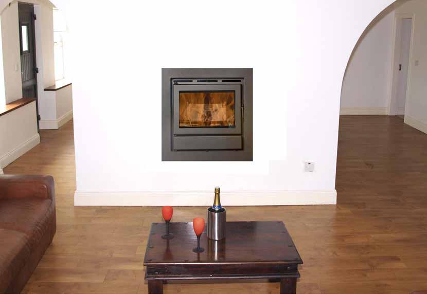 The Boru 600i double sided The Boru 600i Double Sided stoves have a massive output of 10kW of heat directly into the room.