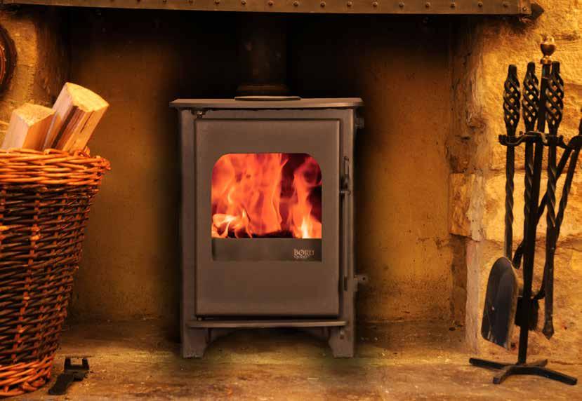 The Boru 4kW FREE STANDING The Boru 4 kw is the starter stove from Boru. It has a contemporary look that is not overwhelming.