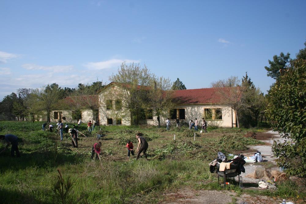 grow plants, vegetables and herbs in a farm near the city. The first yard was created in an old abandoned military camp approximately 689.000m 2.