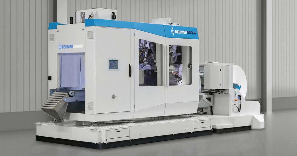 EFFICIENT MULTITASKING IN SMALL SPACES BEUMER FORM FILL SEAL SYSTEM BEUMER fillpac FFS - compact, space-saving and symmetrical design High product temperatures, special flow characteristics and low