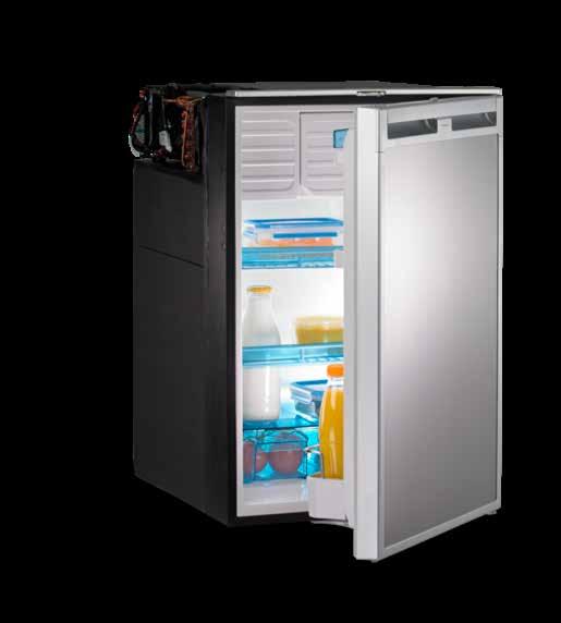 6 Ah/h at 32 Cboth at 5 C fridge, -18 C freezer temp COOLMATIC CRX -80