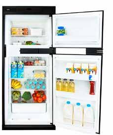 door) (HxWxD) 937x625x640mm Enclosure cut-out Dimensions (HxWxD) 929x602x610mm N404 3 Way Fridge - 6410 Easy to operate manual controls Adjustable, removable