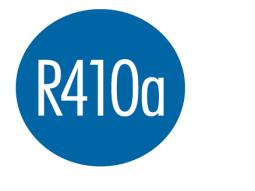 R410a REFRIGERANT The R410a refrigerant is an ecological gas: it s not harmful to the ozone layer, it allows to obtain systems with high efficiency, it allows to
