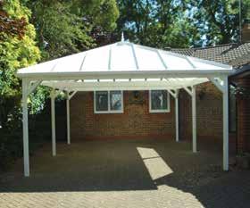 As Living Space canopies are bespoke structures, they can be manufactured to ensure an exact fit for each location.