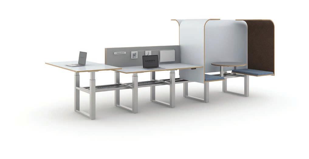 CLASSIC BENCH Ideal for active project teams, Canopy thrives in the open