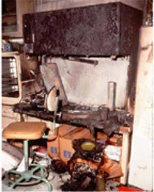 If the flame was to go out, there was a leak, or the valve was not shut off completely, flammable gas would be introduced to the cabinet at a steady rate.