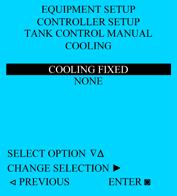 HDZNE INSTALLATIN MANUAL ontroller peration cont. If no heating is selected, the screen shall go to the LIN screen.