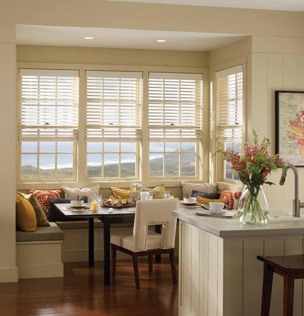 Your breakfast nook is in just the right light, making breakfast a soothing start to your day ahead.