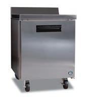 WORKTOP FREEZERS COMMERCIAL SERIES CRMF27-W(-01) CRMF48-W(-01) CRMF60-W(-01) Stainless steel interior and exterior front, sides and top Cabinet and doors are insulated with 2 of R-134A CFC-free