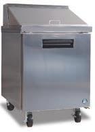 PREP TABLES - MEGA TOP REFRIGERATORS COMMERCIAL SERIES CRMR27-12M CRMR36-15M CRMR48-12M CRMR48-18M Stainless steel interior and exterior front, sides and top Engineered to maintain NSF-7 temperatures