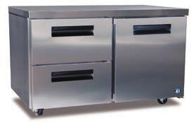 COMMERCIAL SERIES DRAWER / DOOR COMBINATIONS CRMR48-D2 CRMR60-D2 CRMR48-WD2 CRMR60-WD2 Stainless steel interior and exterior front sides and top Cabinet and drawers are insulated with 2 of CFC free,